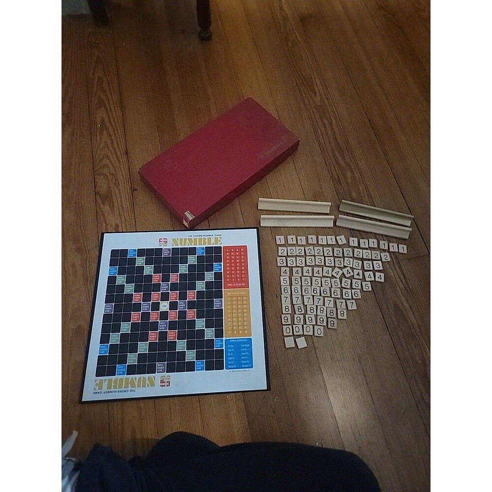 Numble: The Cross Number Game, Vintage Game from Selchow & Richter Complete